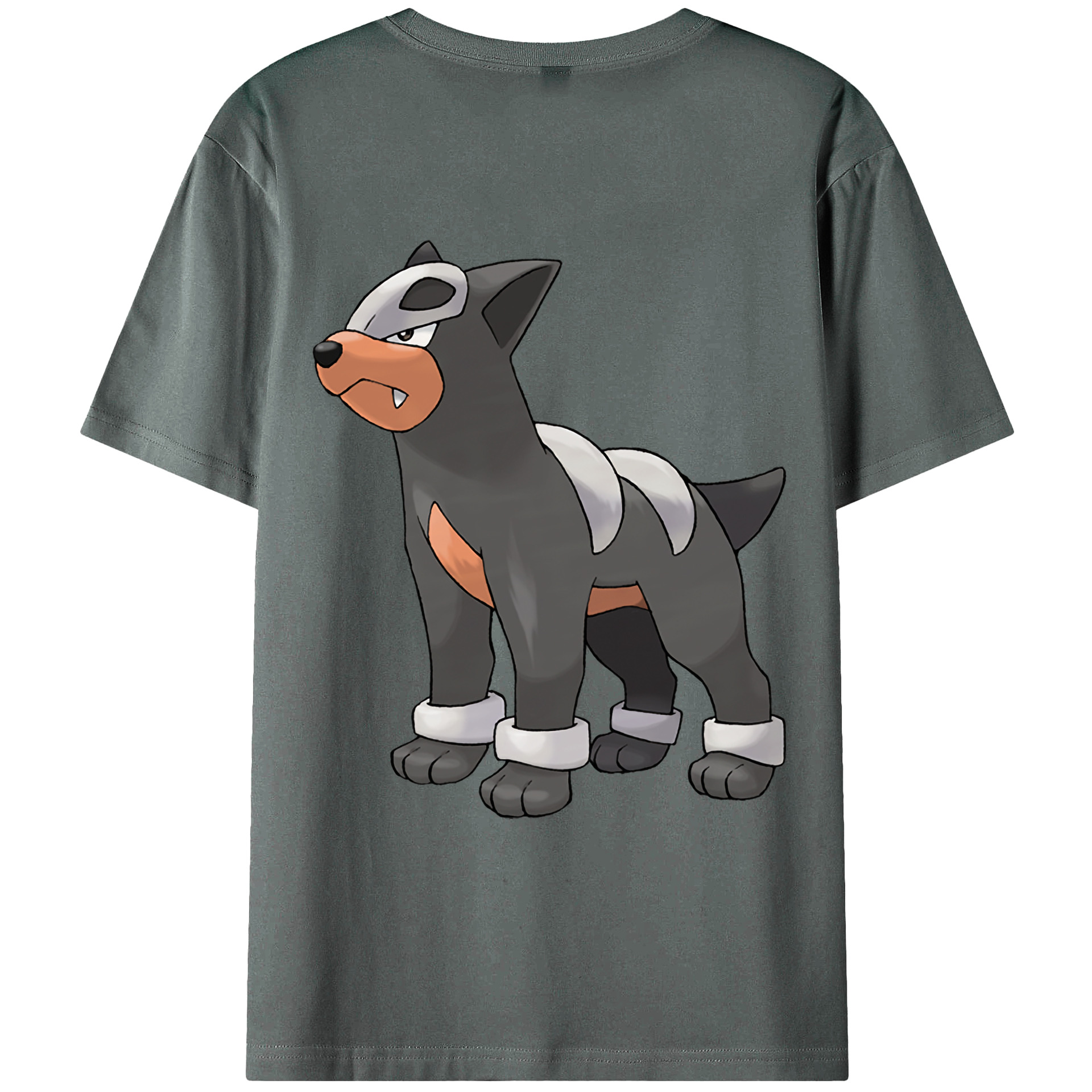 （画像用） ポケットモンスター Pokémon 綿100％ メンズ半袖Tシャツ（バックプリント） 通気性